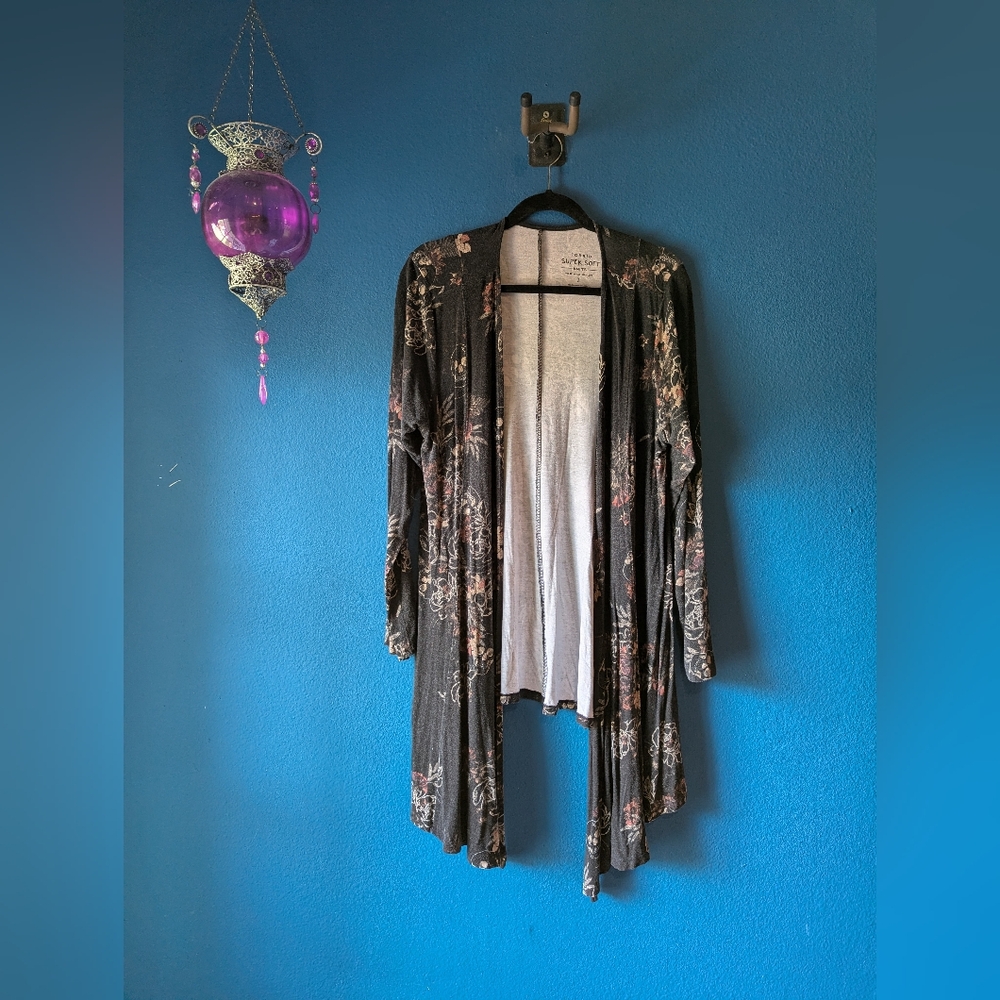Skull Floral Cardigan